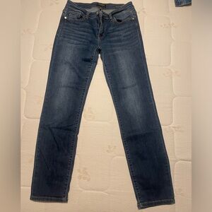 Judy Blue Anya Straight Fit Mid Rise Jeans medium wash size 29/9